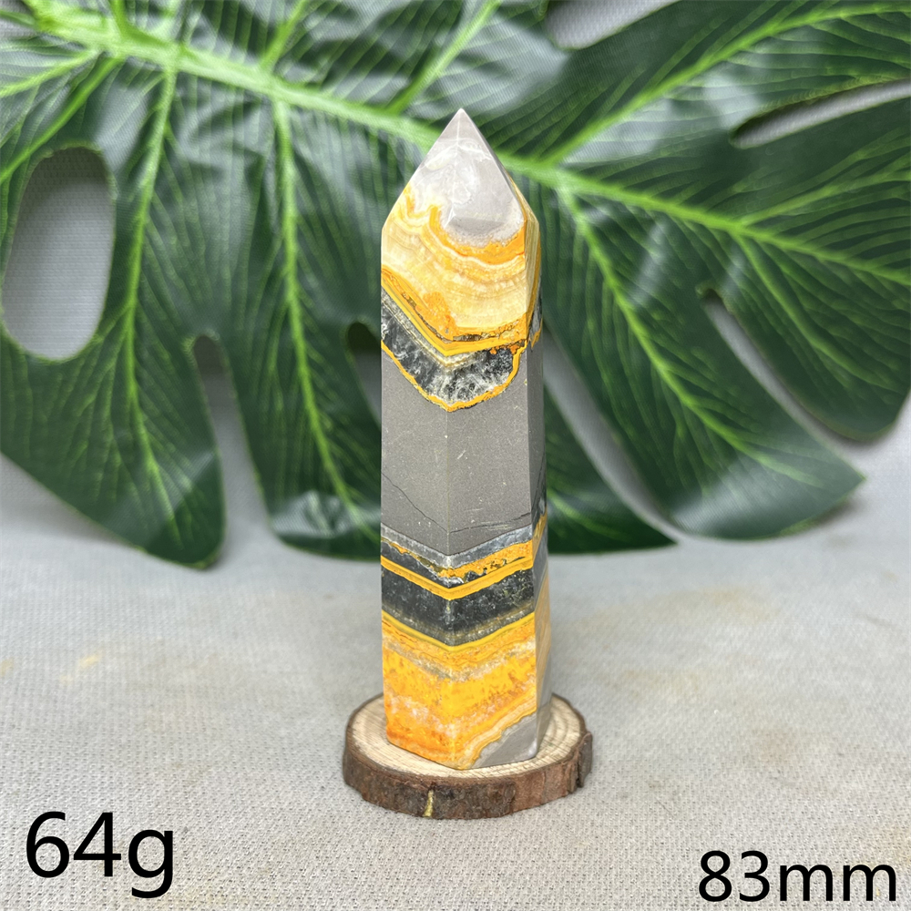 Home Decor Indonesia - Rare gemstone Indonesia Natural BumblebeeStone Tower