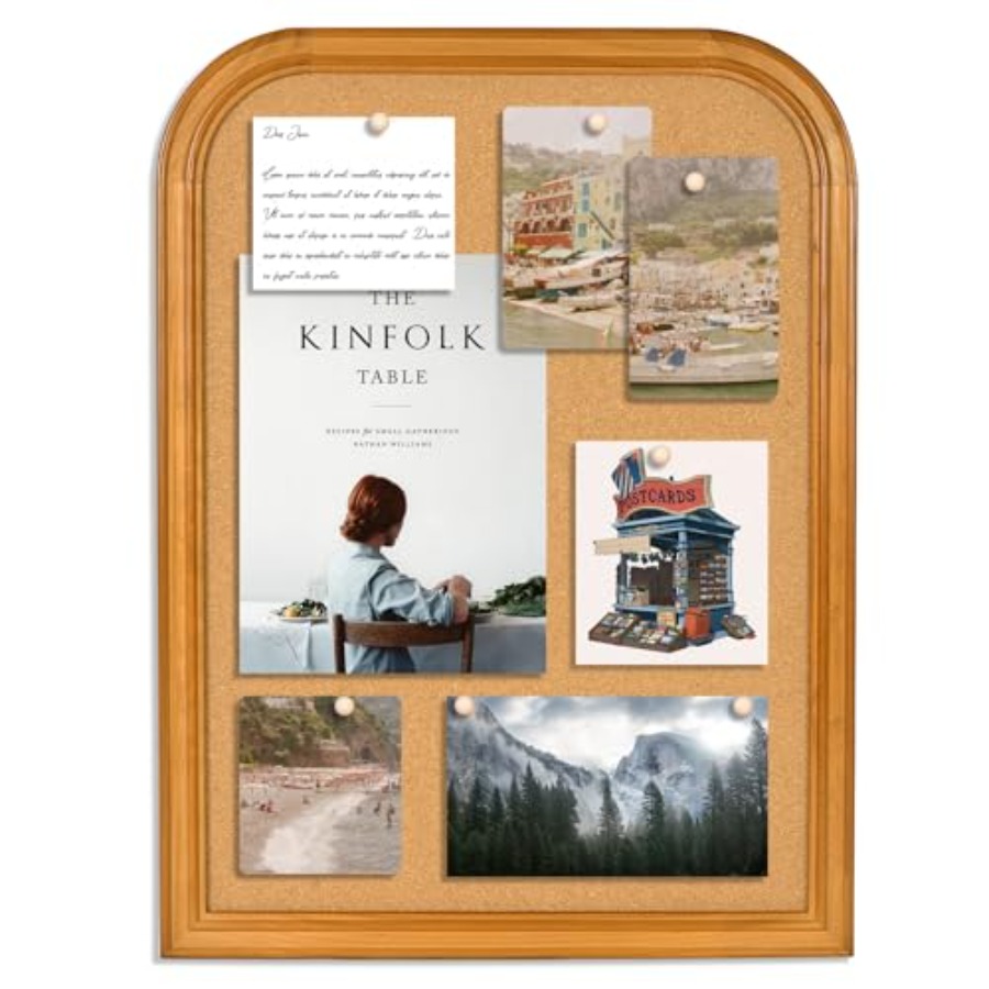 Home Decor Vision Board - Cork Board for Walls Bulletin Board