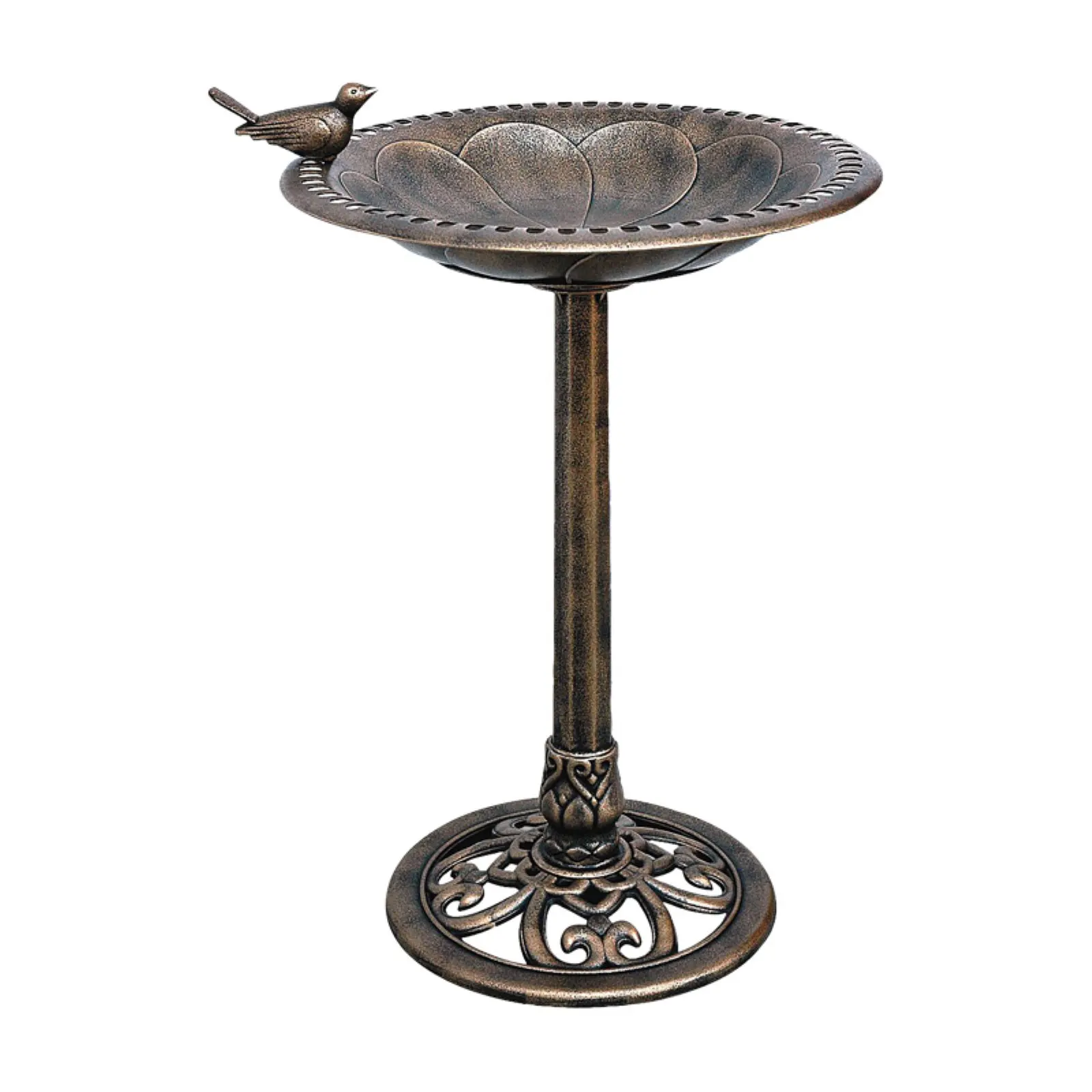Home Decor Outdoor - Resin Bird Bath Decorative Garden Ornament