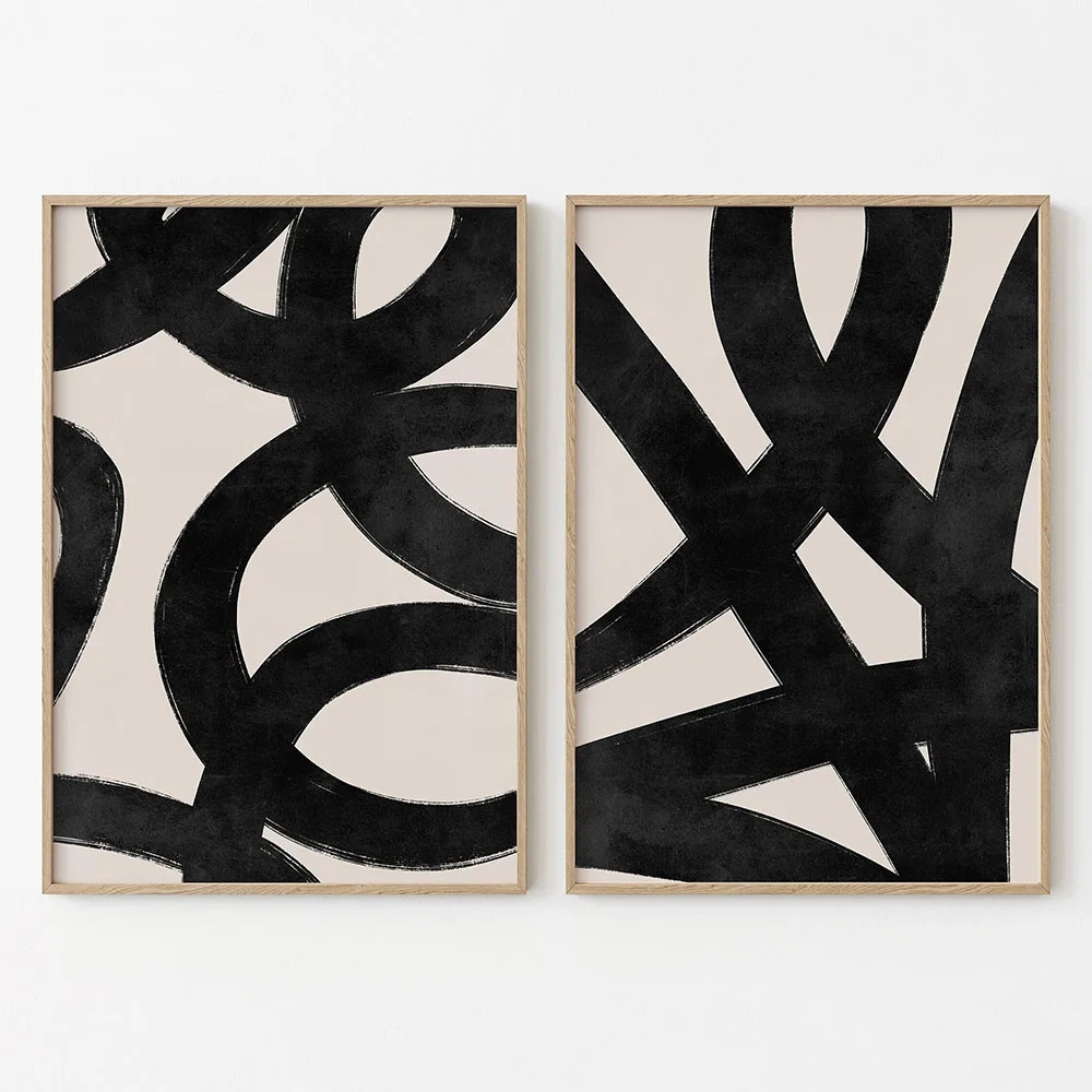 Home Decor Minimal - Modern Poster Abstract Art Prints Canvas
