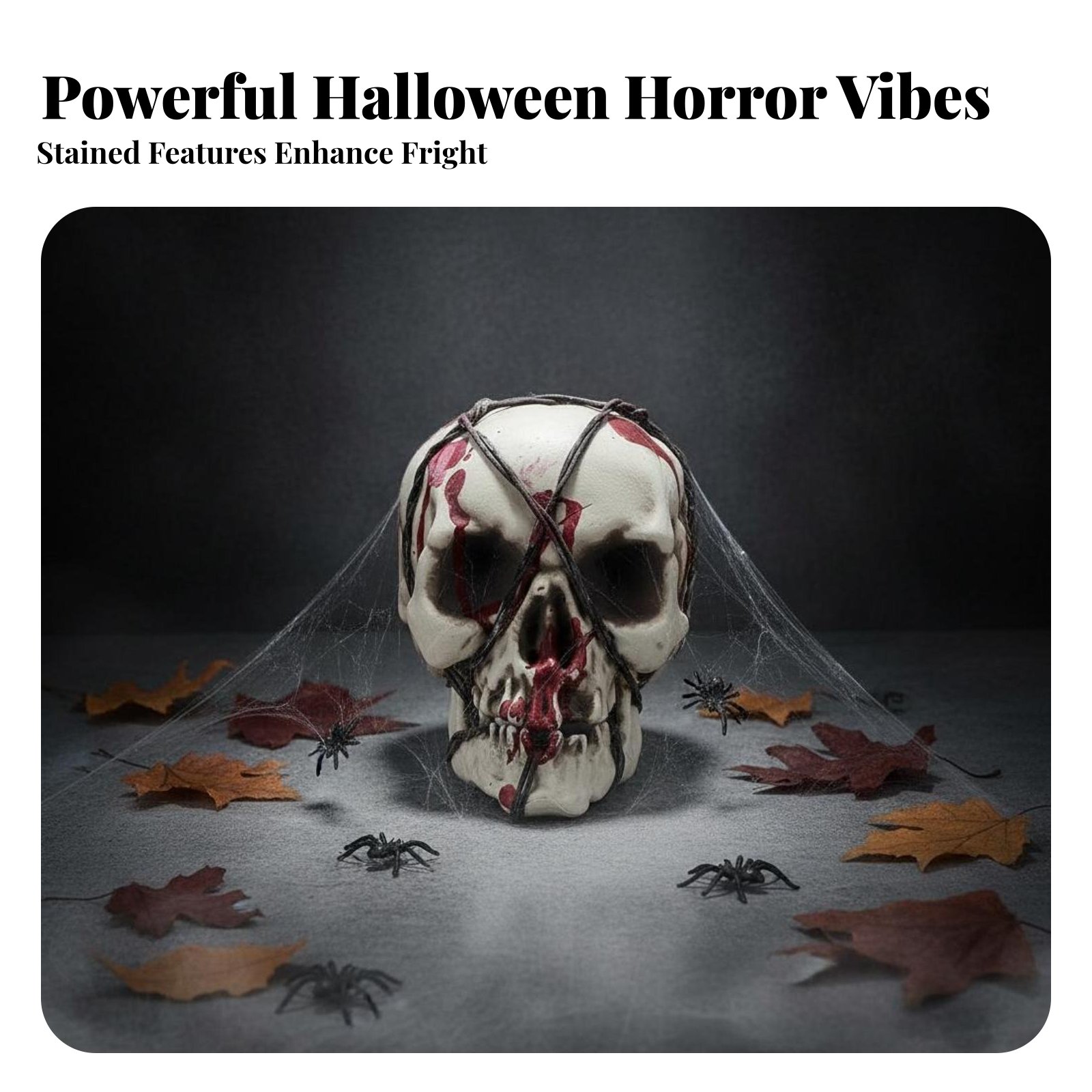Home Decor Free - Realistic Skull Model Horror Theme Halloween