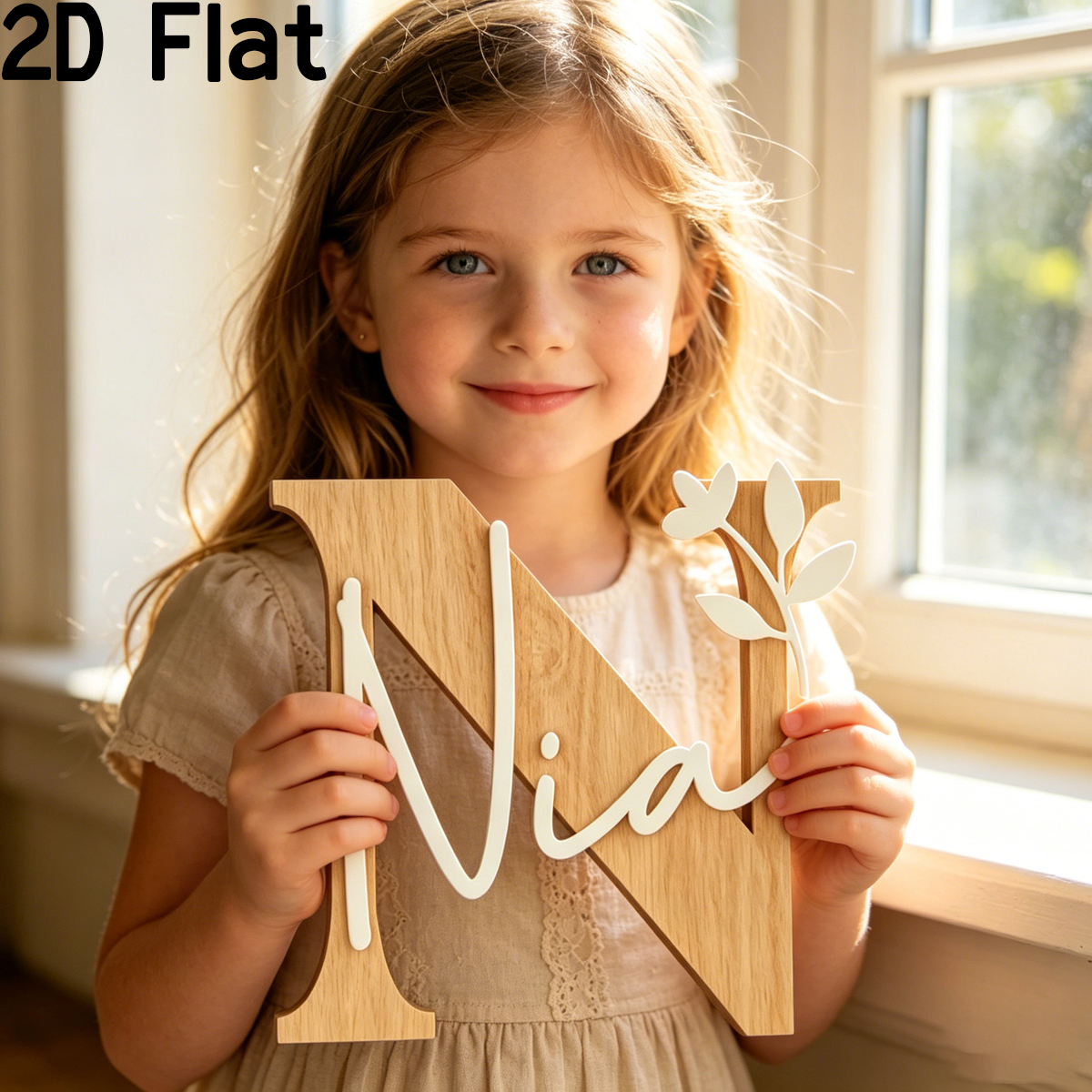 Home Decor Diy - 1Pc Custom Original Alphabet N Wooden