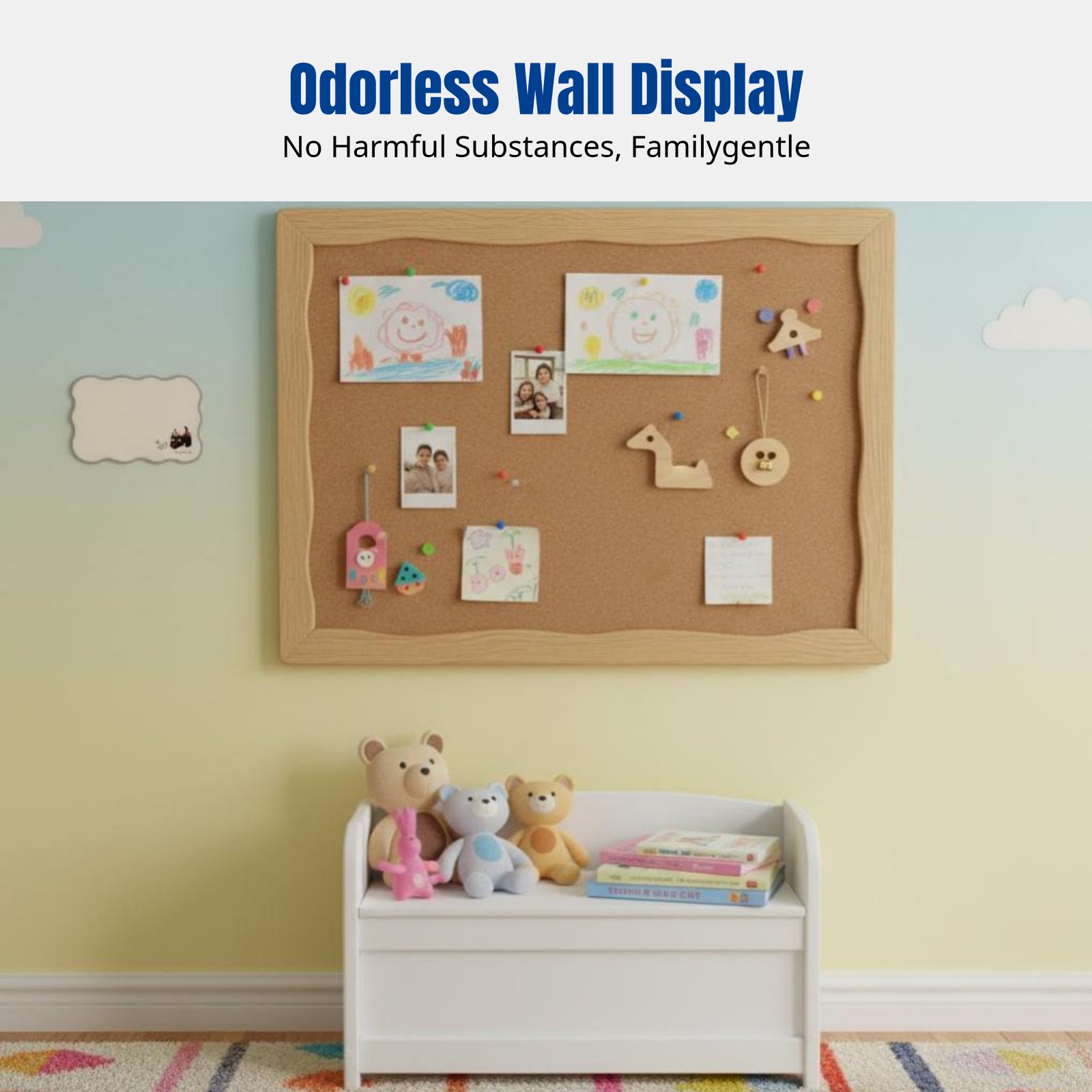 Fabric Board Photo Wall, Visio - Home Decor Vision Board reseña y precio