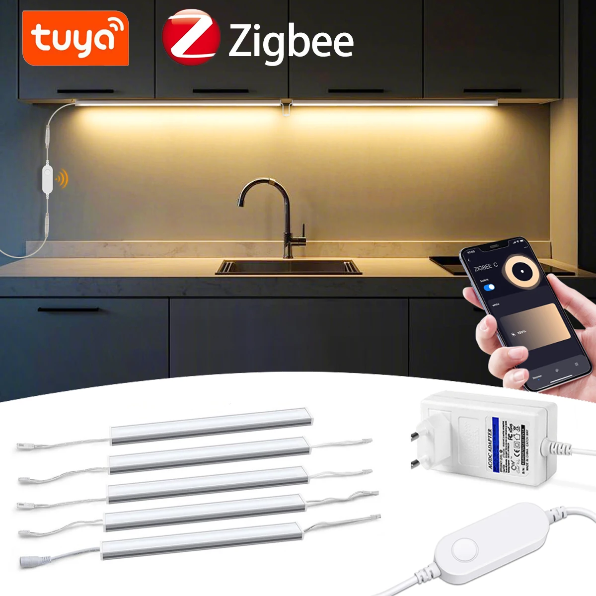 Smart Zigbee LED Lamp Under Ca - Home Decor Free App reseña y precio
