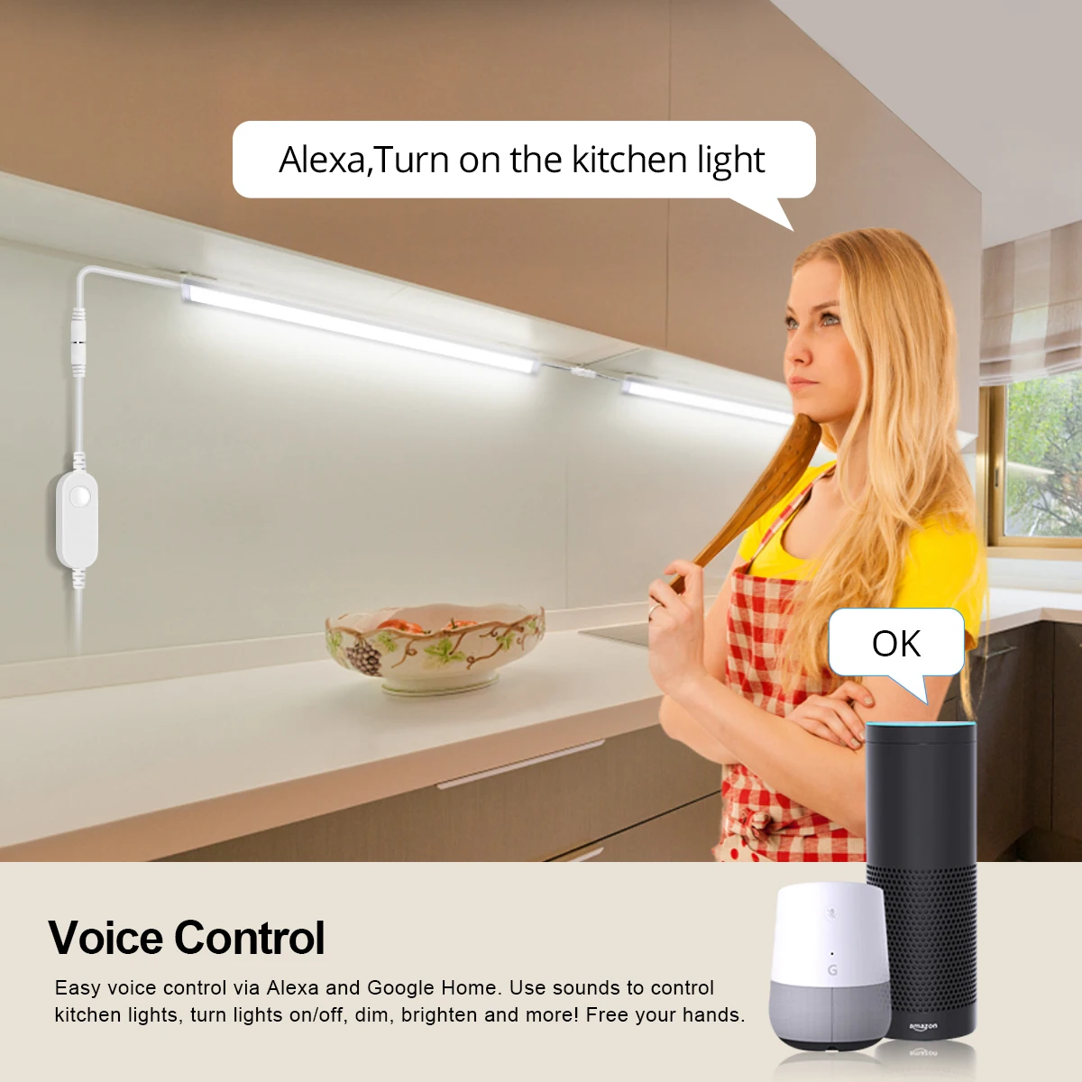 Smart Zigbee LED Lamp Under Ca - Home Decor Free App reseña y precio