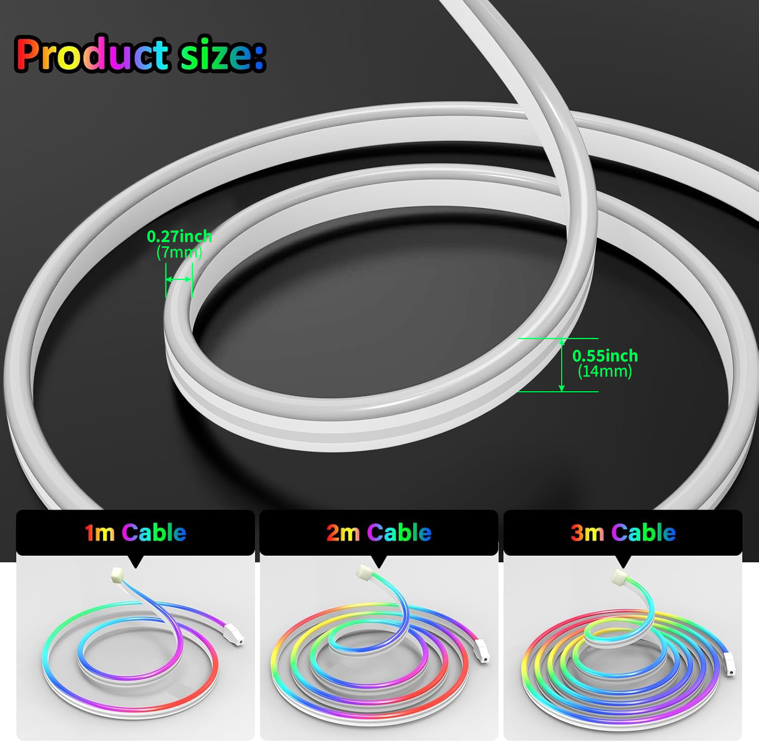 Bluetooth RGB Neon LED Strip 1 - Home Decor Free App reseña y precio