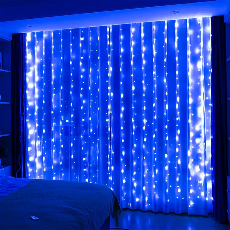 6x3M LED USB Curtain String Fa - String Curtain Light reseña y precio