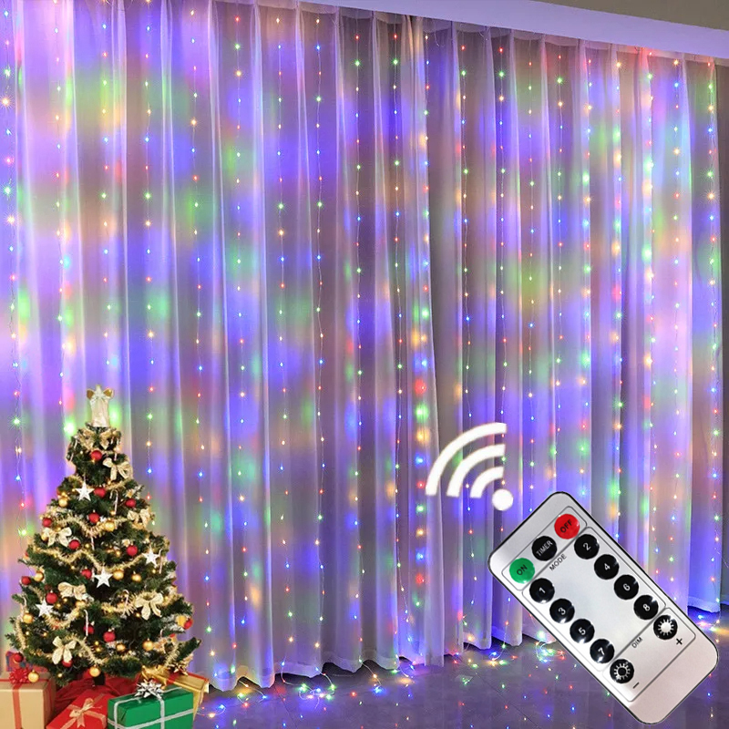 6x3M LED USB Curtain String Fa - String Curtain Light reseña y precio