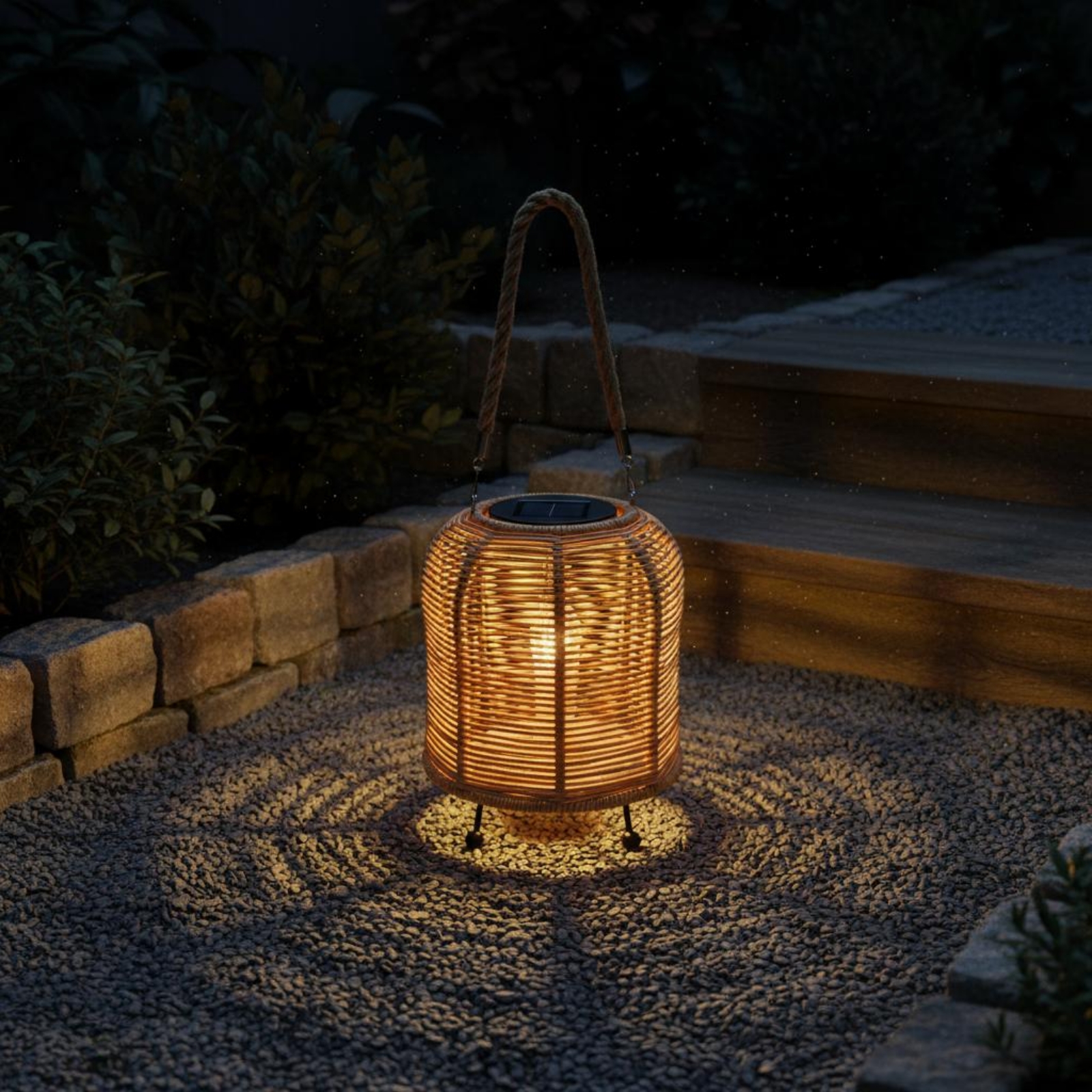 Handwoven Solar Lantern Braide - Home Decor Outdoor reseña y precio