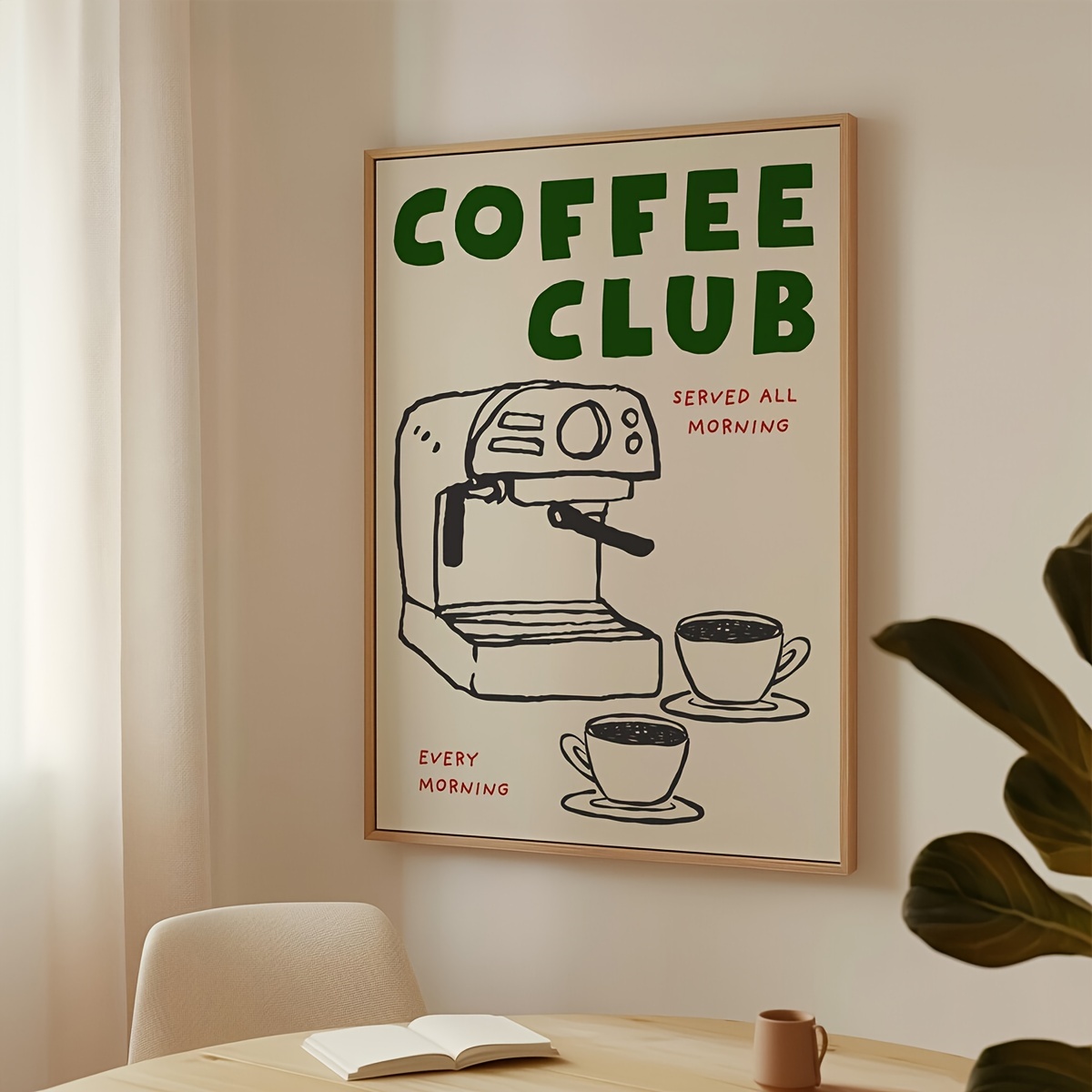 1pc frameless Cartoon Animal T - Home Decor Minimal reseña y precio