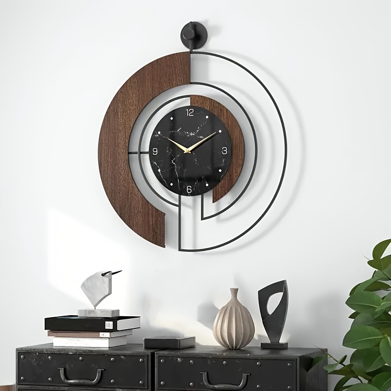 23.6 Inch Walnut-Grain Marble  - Home Decor Living Room reseña y precio