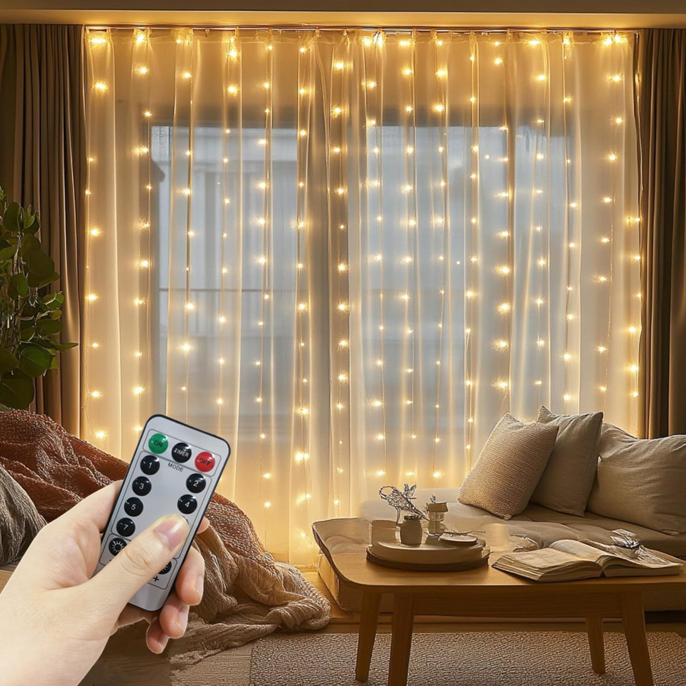 3/4/6m Fairy Lamp with 8 Mode  - String Curtain Light reseña y precio