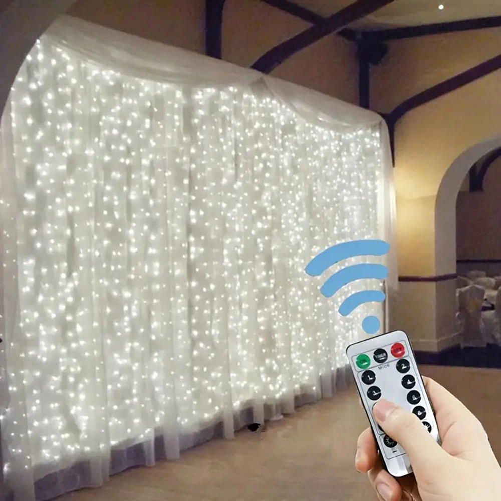 3/4/6m Fairy Lamp with 8 Mode  - String Curtain Light reseña y precio