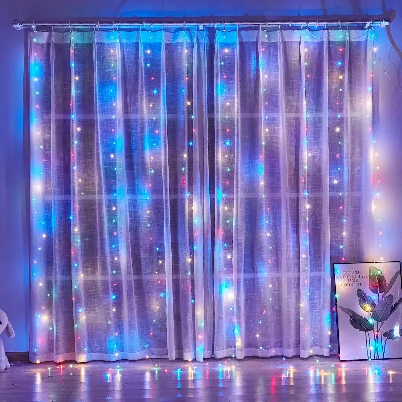 3/4/6m Fairy Lamp with 8 Mode  - String Curtain Light reseña y precio