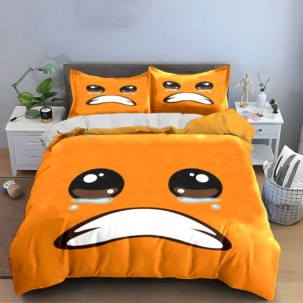 Cute Crying Orange Face Emoji  - Home Decor Emoji reseña y precio
