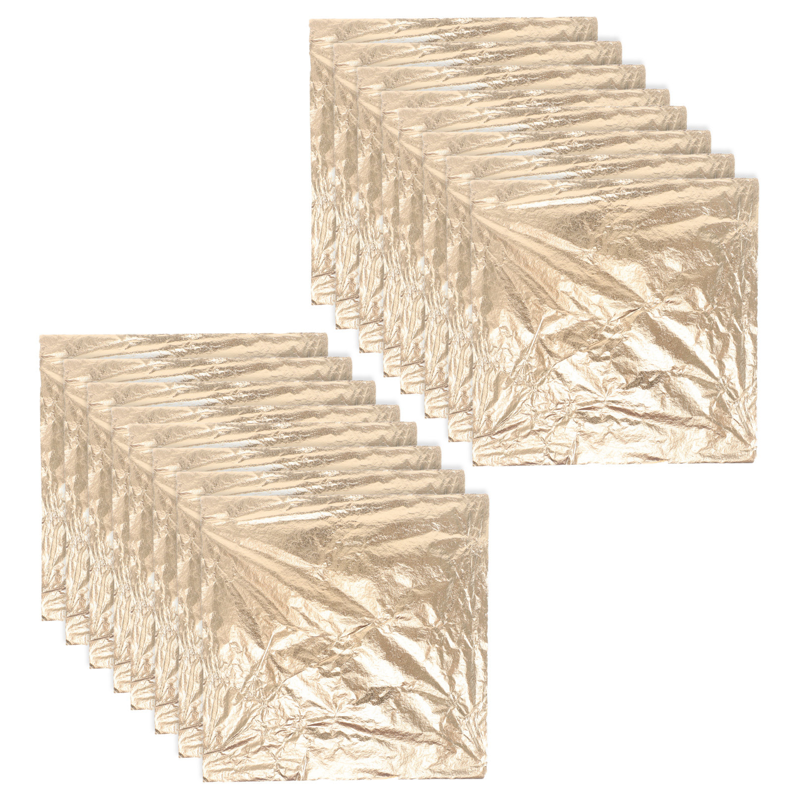 100 Sheets Gold Foil Leaf Pape - Home Decor Simulator reseña y precio