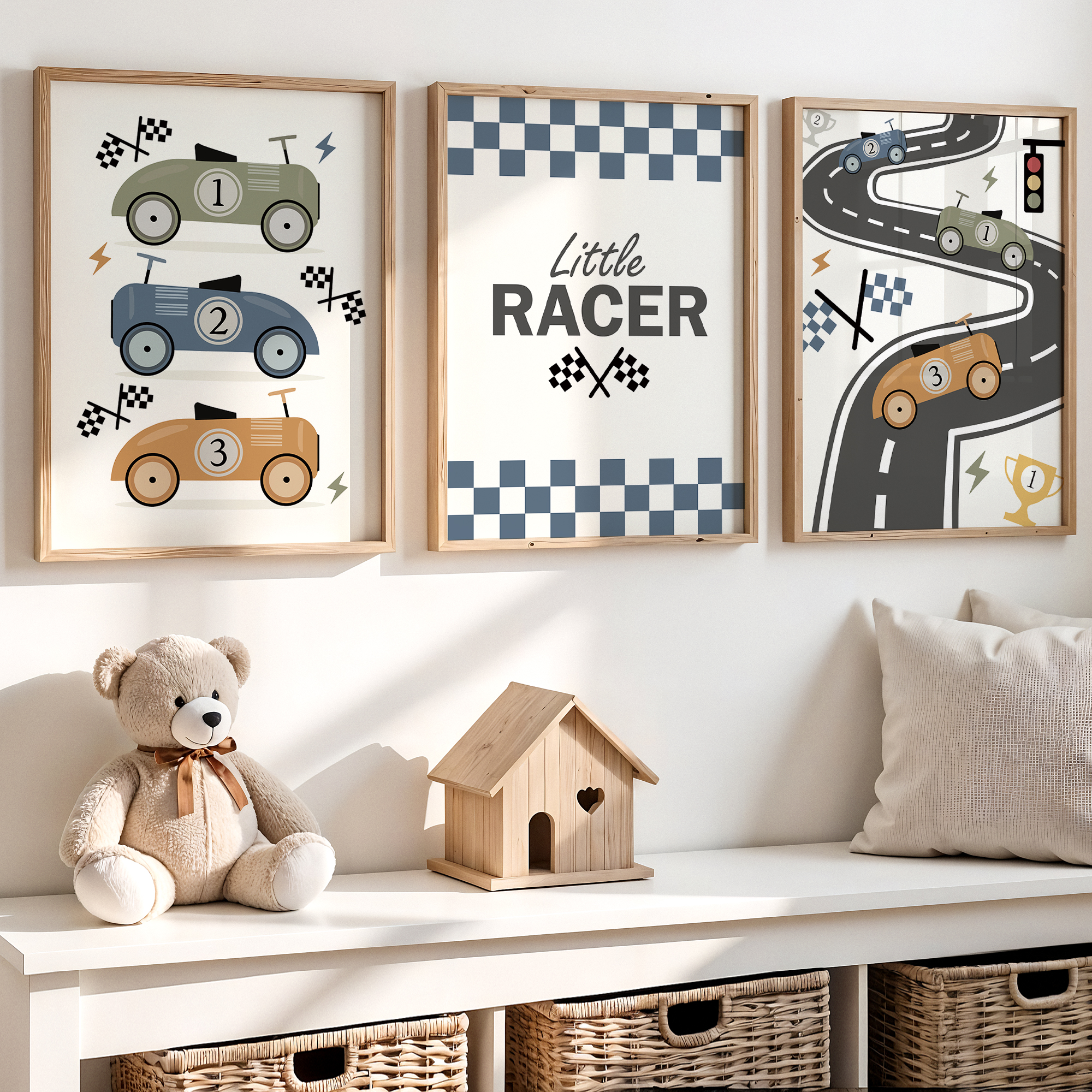 3pcs Minimalist,Cartoon Car Ra - Home Decor Minimal reseña y precio