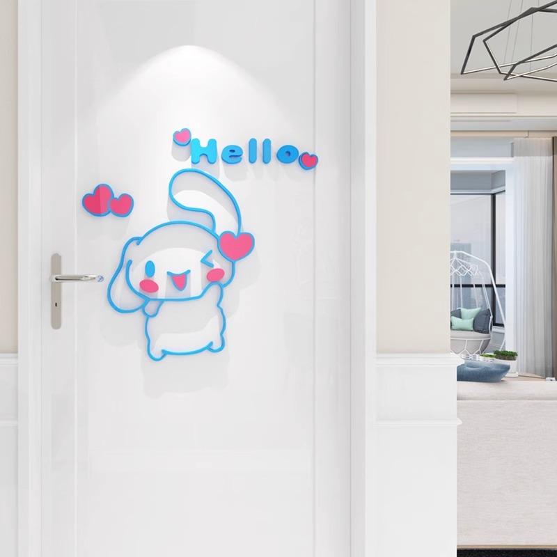 Sanrio Cinnamoroll 3D Acrylic  - Home Decor Sticker reseña y precio