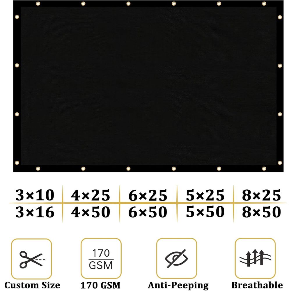 4' X 50' ence Privacy Sn Heavy - Home Decor Free reseña y precio