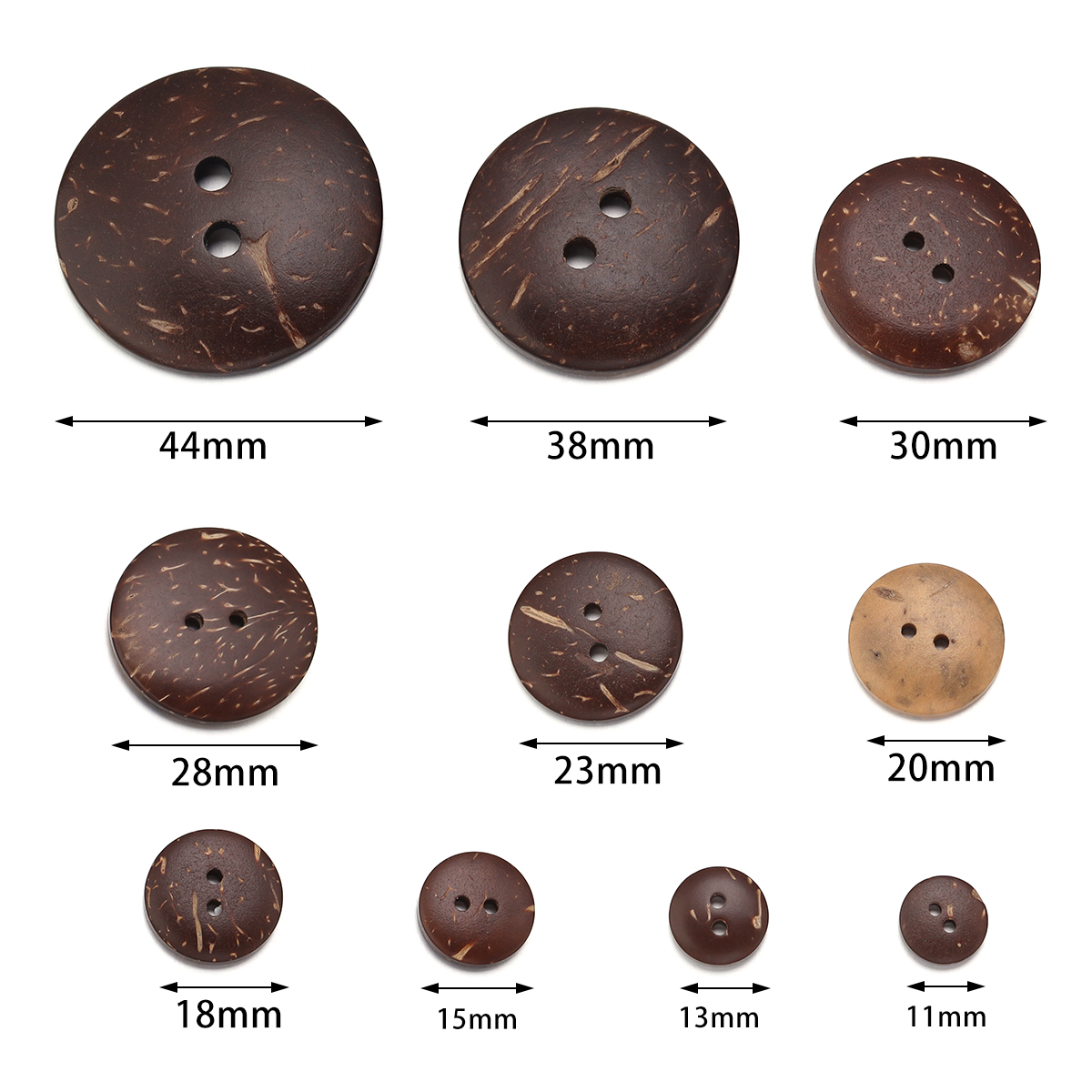 10-100Pcs Natural Coconut Shel - Home Decor Solution reseña y precio