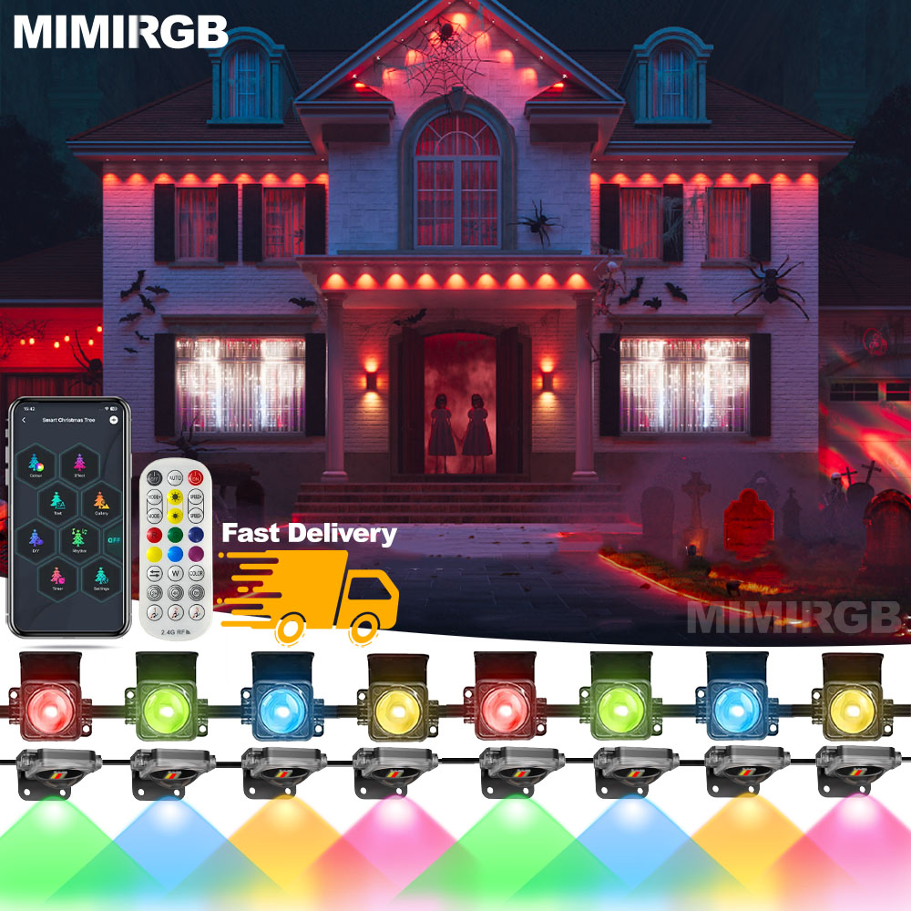 45M 90LEDs Permanent Outdoor L - Home Decor Free App reseña y precio