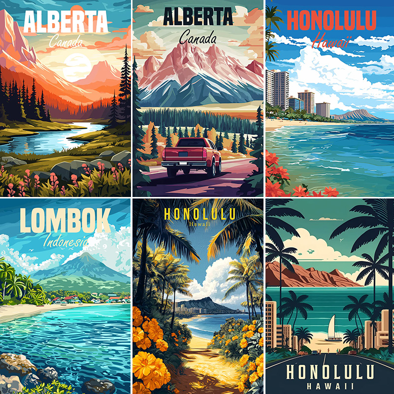 Honolulu Hawaii Alberta Canada - Home Decor Indonesia reseña y precio