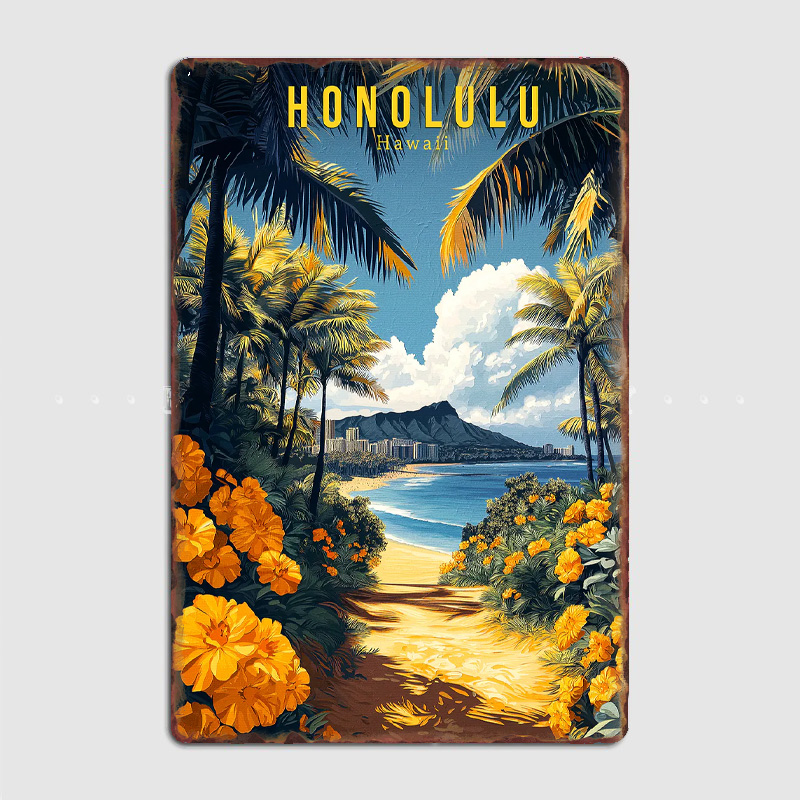 Honolulu Hawaii Alberta Canada - Home Decor Indonesia reseña y precio