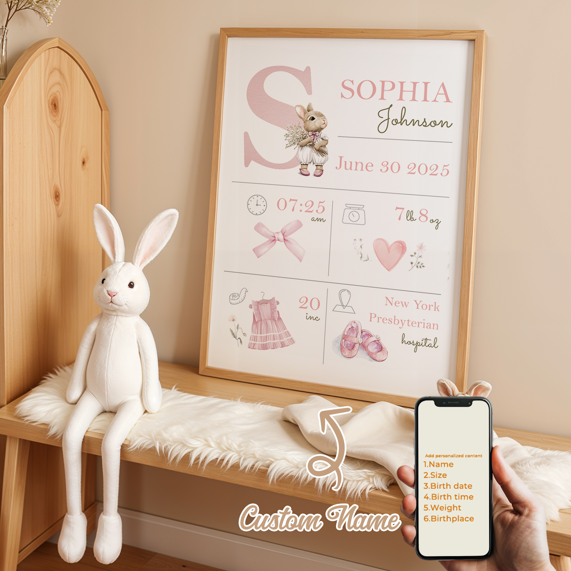 Personalized Custom Name Carto - Home Decor Solution reseña y precio