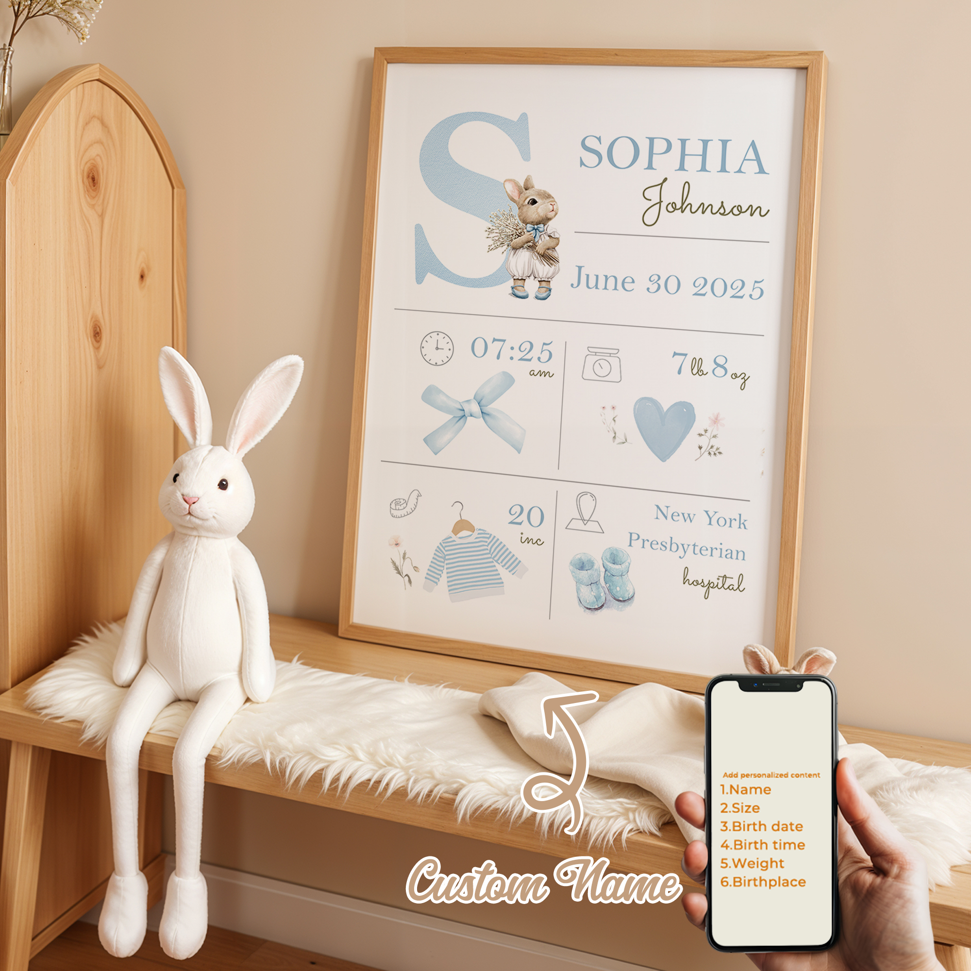 Personalized Custom Name Carto - Home Decor Solution reseña y precio