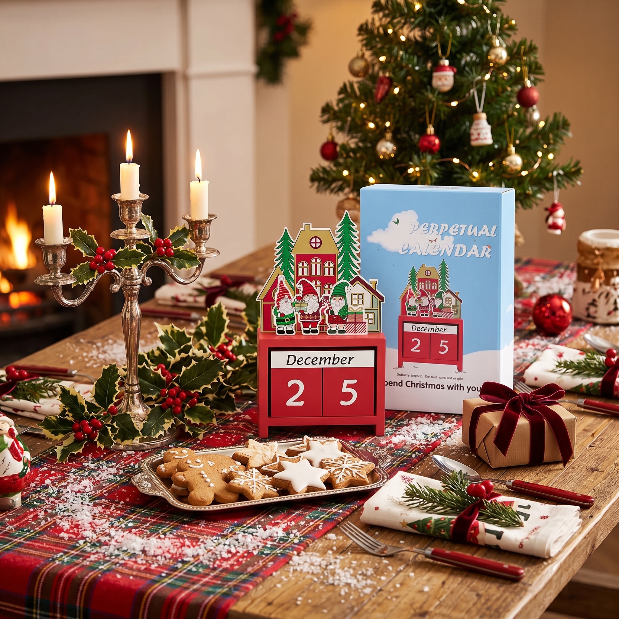 Christmas Countdown Advent Cal - Home Decor Free reseña y precio