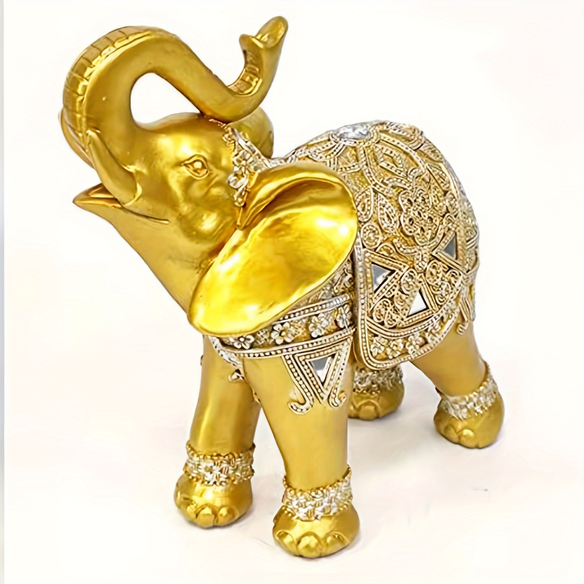 9 Inch Elephant Statue Figurin - Home Decor Living Room reseña y precio
