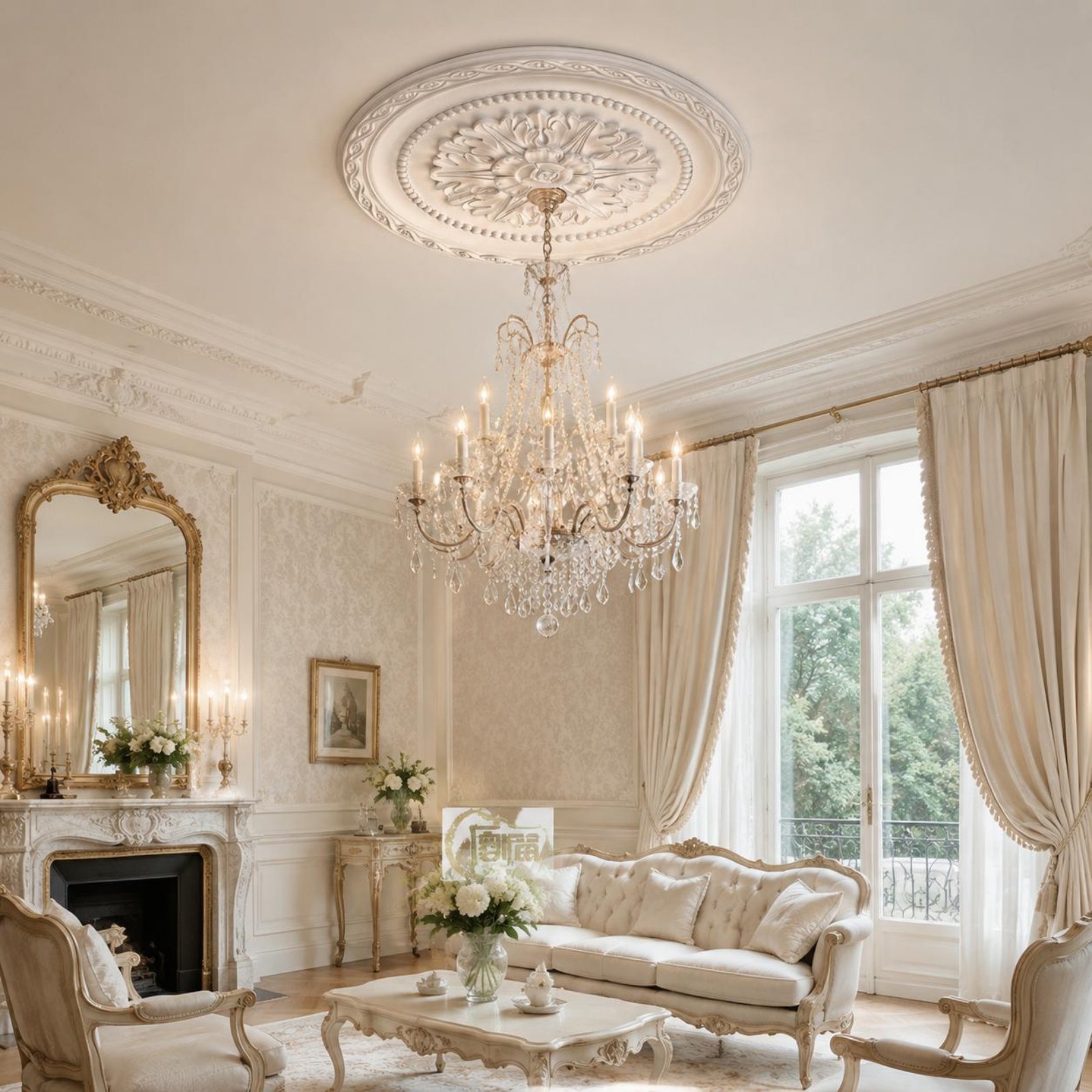 Ceiling Medallion European Des - Home Decor Free reseña y precio