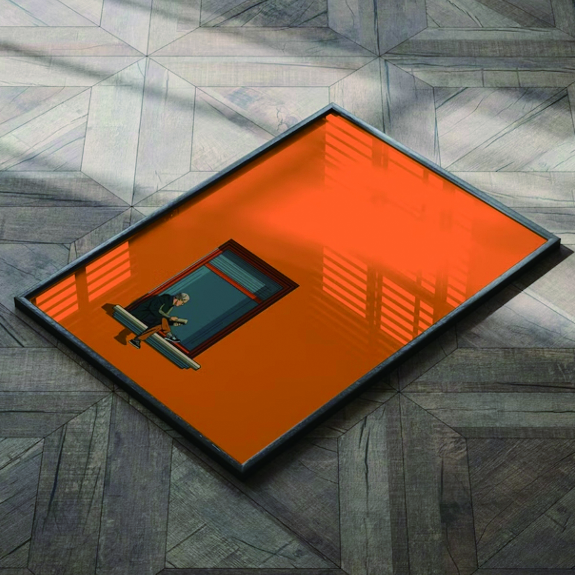 Orange Minimalist Dopamine War - Home Decor Nepal reseña y precio