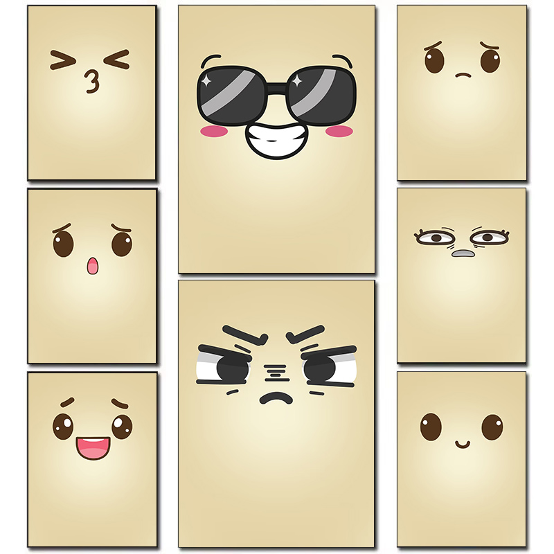 Surprise Cute Face Emoji Patte - Home Decor Emoji reseña y precio