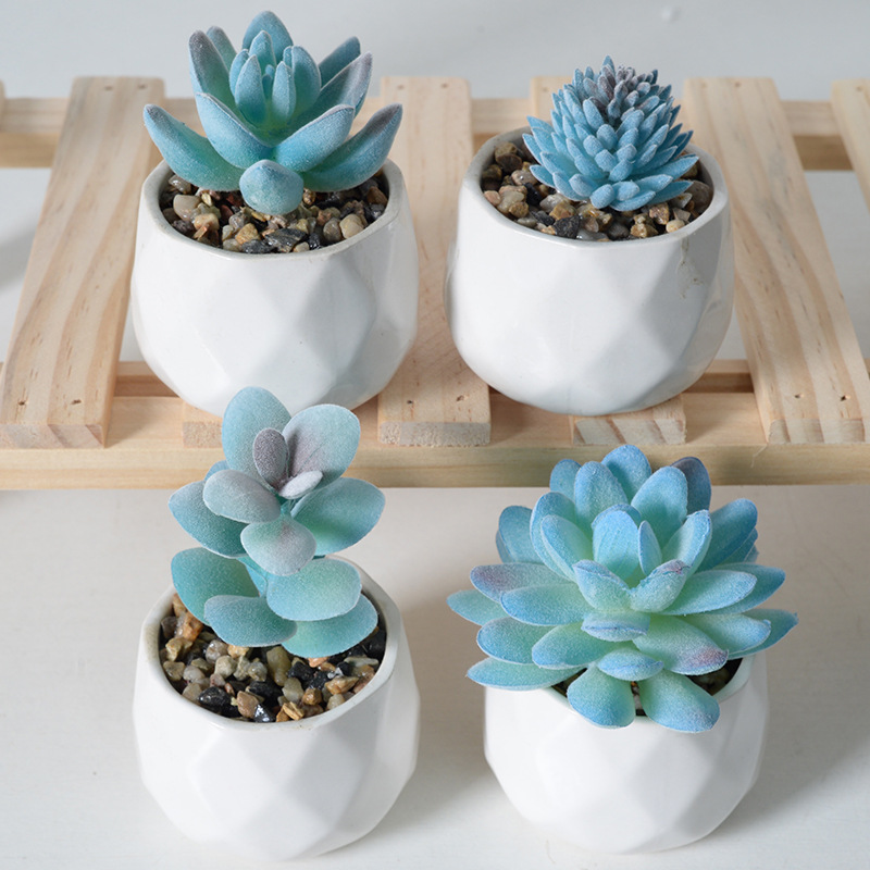 4pc Blue Flocking Simulation S - Home Decor Simulator reseña y precio
