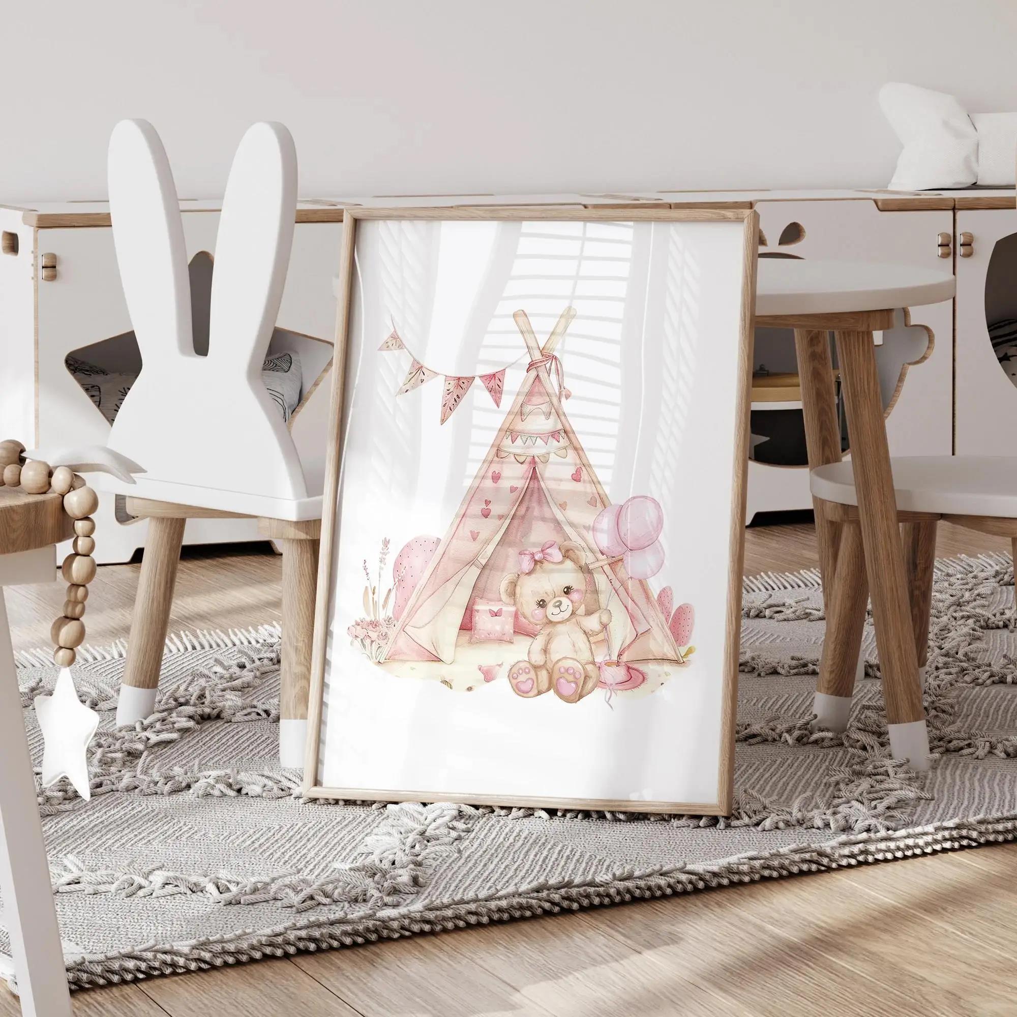 Pink Dream Bear Carousel Tent  - Home Decor Nepal reseña y precio