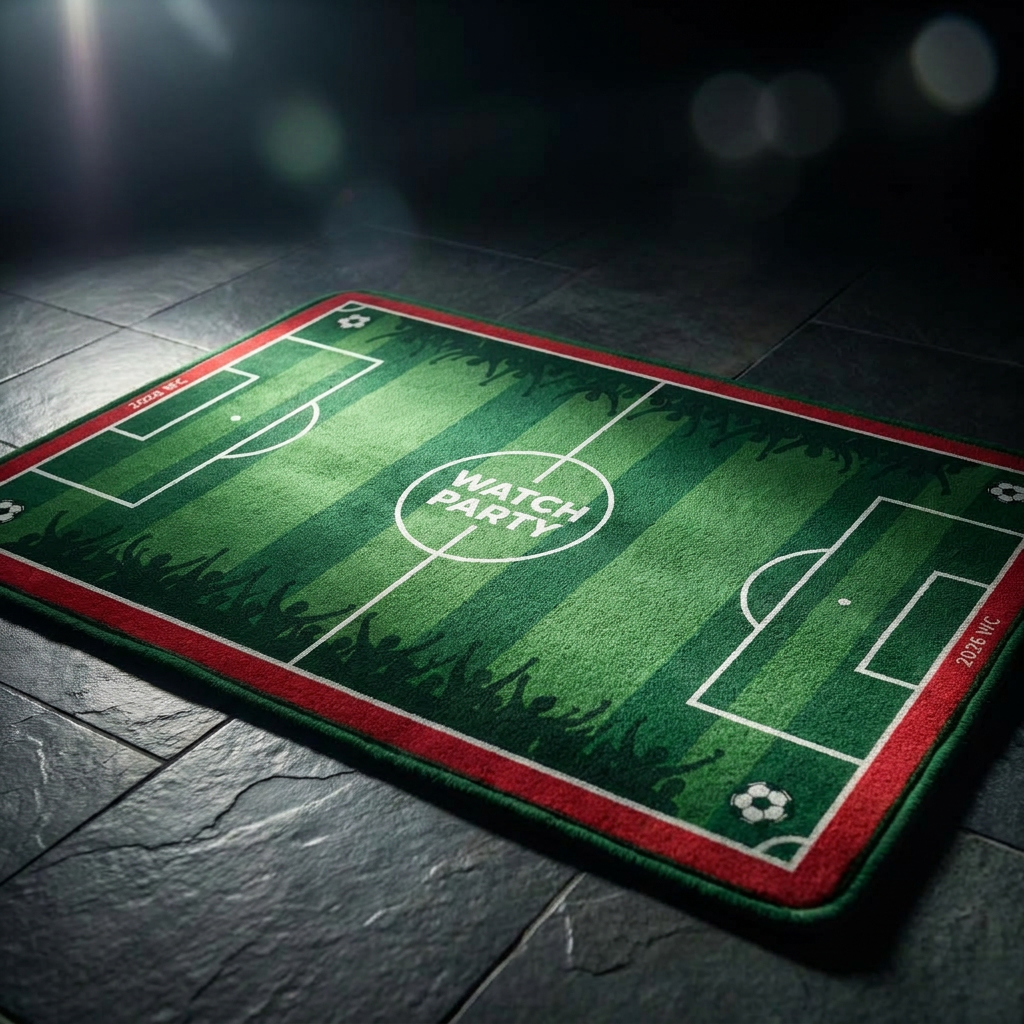 Football Field Pattern floor m - Home Decor Living Room reseña y precio