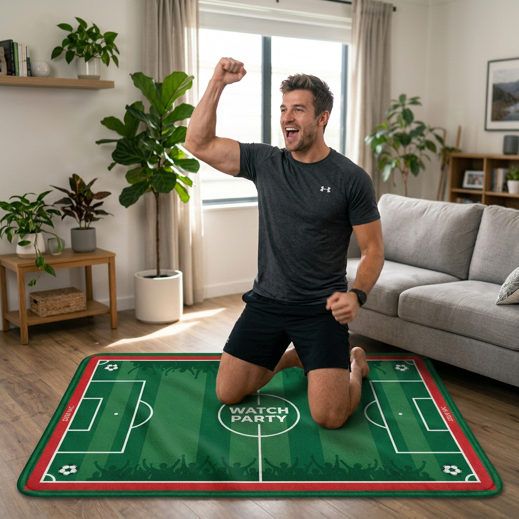 Football Field Pattern floor m - Home Decor Living Room reseña y precio