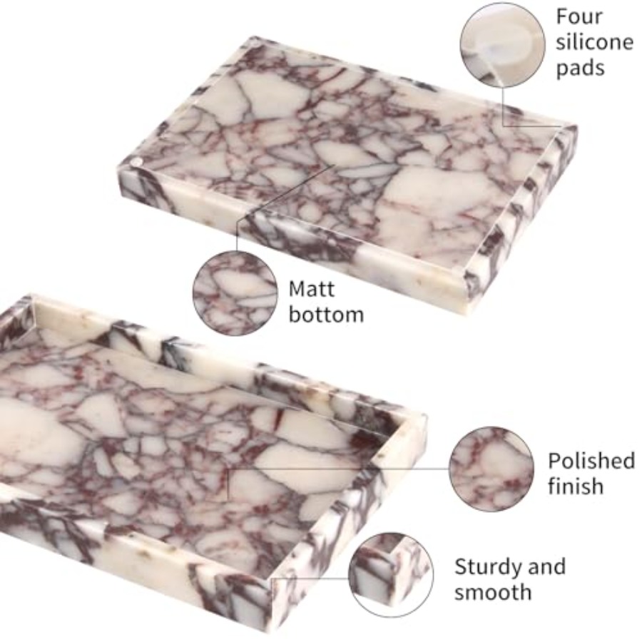 Marble Bathroom Vanity Tray, N - Home Decor Free reseña y precio