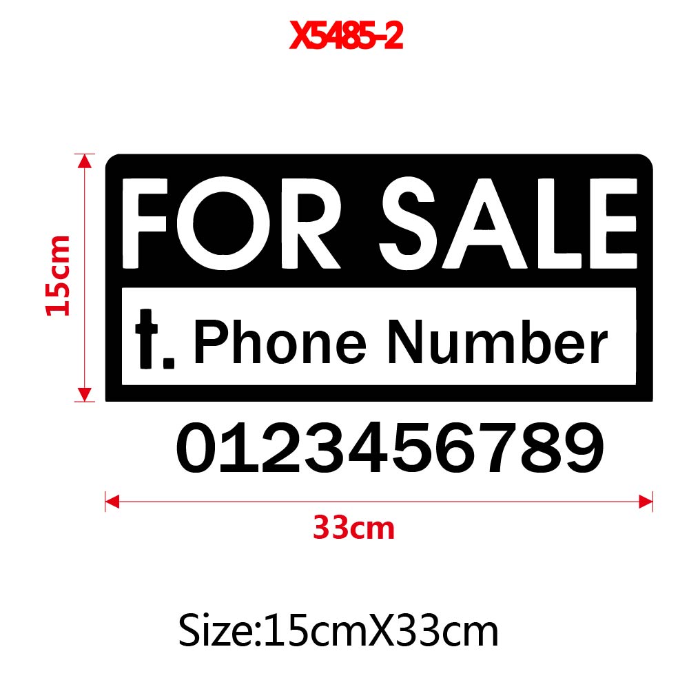 1pc Funny Custom Text with num - Home Decor Sticker reseña y precio