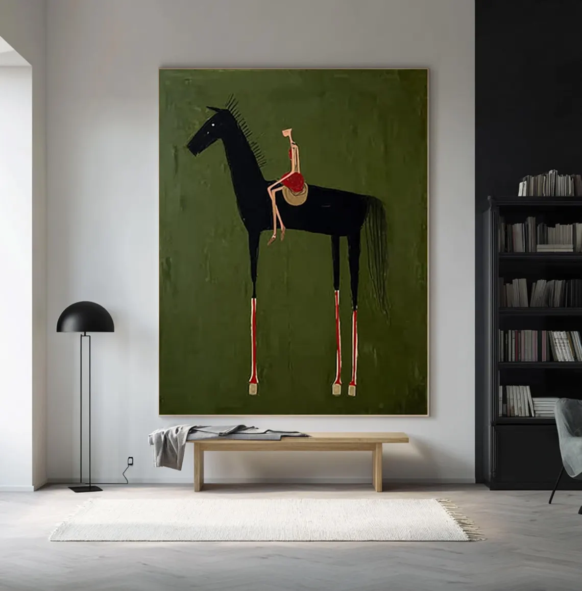 Horse Art Neutral Home Decor P - Home Decor Minimal reseña y precio