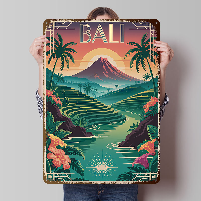 Bali Travel Art Deco Style Pos - Home Decor Bali reseña y precio