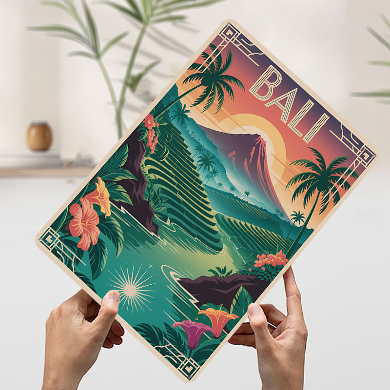 Bali Travel Art Deco Style Pos - Home Decor Bali reseña y precio