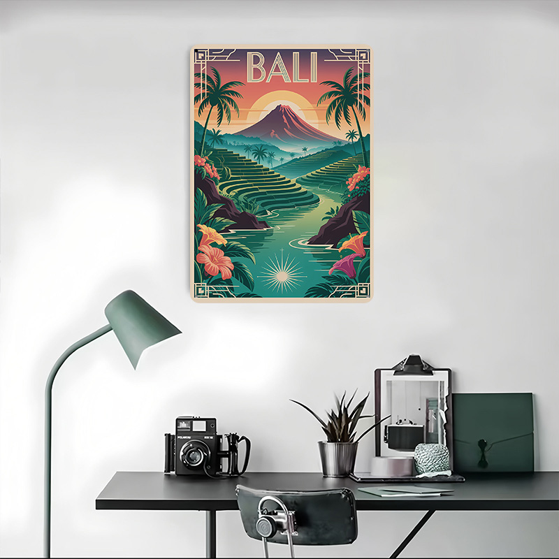 Bali Travel Art Deco Style Pos - Home Decor Bali reseña y precio