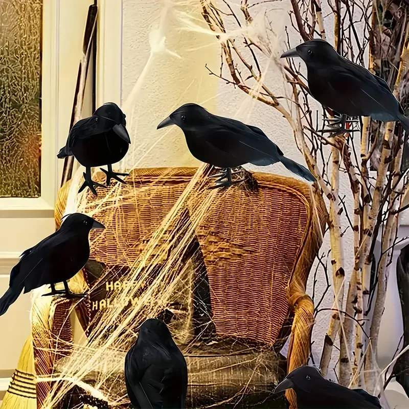 1PC Black Crow Halloween Decor - Home Decor Free reseña y precio