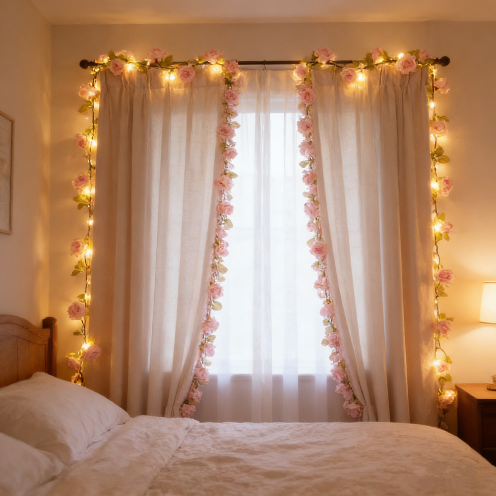 Wedding Decoration Battery Ope - String Curtain Light reseña y precio