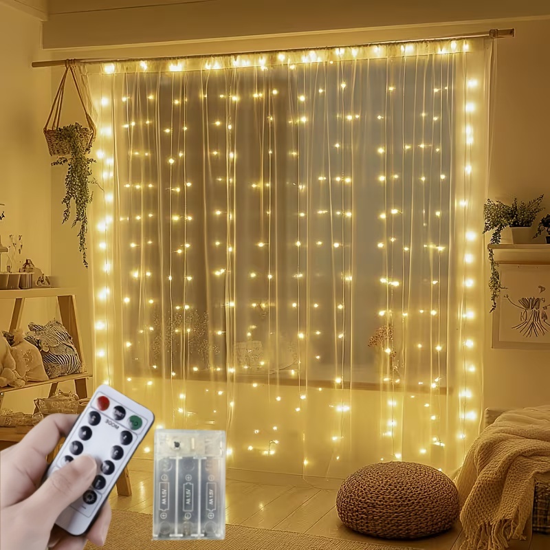 3M-6M Christmas Decoration Rem - String Curtain Light reseña y precio