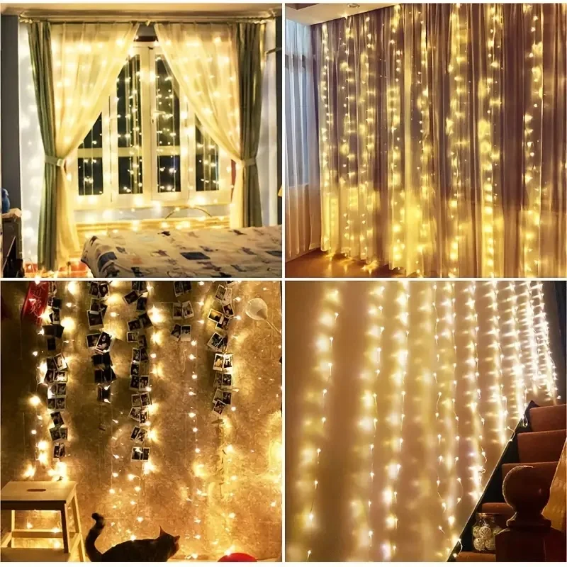 3M-6M Christmas Decoration Rem - String Curtain Light reseña y precio