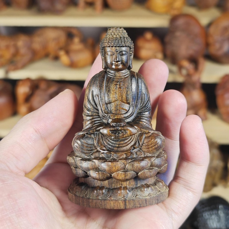 Hand-Carved Agarwood Buddha St - Home Decor Indonesia reseña y precio