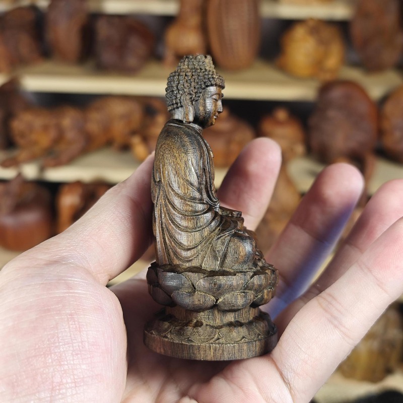 Hand-Carved Agarwood Buddha St - Home Decor Indonesia reseña y precio